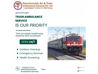 Now book a  muddle-free Pancmukhi train ambulance service in Pune for patient care