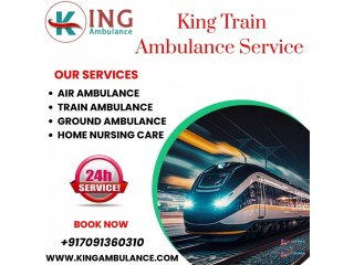 King Gives Strong Support during Unexpected Times in Patna in a Train Ambulance