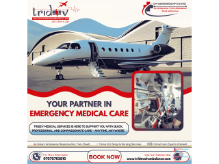 Tridev Air Ambulance Patna – Fast, Life-Saving Medical Flights