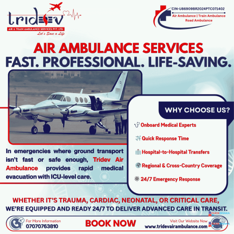 tridev-air-ambulance-in-delhi-trusted-critical-care-flights-big-0
