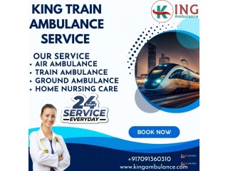 Choose King Train Ambulance Service in Bangalore to transport the patient safely