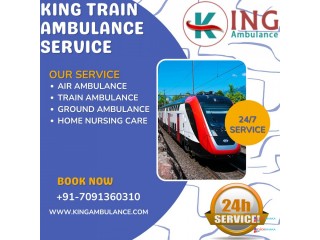 King Works alongside You during Transit in Patna in its Train Ambulance