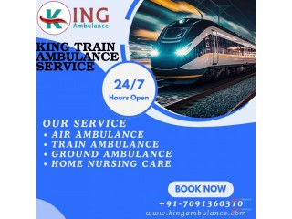 King makes sure you feel more secure during your travel in Kolkata in a train ambulance