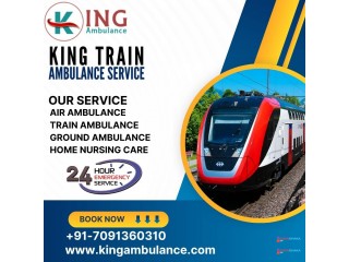 King Gets Things Started Early during Transit in Ranchi in a Train Ambulance