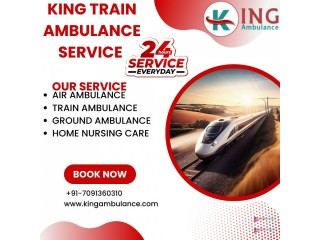 King is your Reliable Transit Companion in Kolkata in a Train Ambulance
