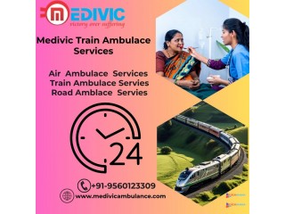 Use the most Medivic Train Ambulance Service in Raipur with Life-care Medical Setup