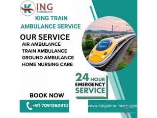 Book King Train Ambulance in Patna to Quick Transfer Your Sick Patient