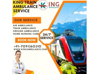 Select the King Train Ambulance Service in Guwahati with Proper Medical Facilities