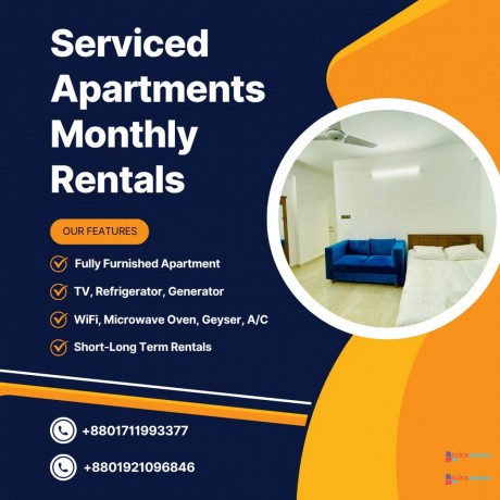 furnished-2bhk-serviced-apartment-rent-in-bashundhara-ra-big-0