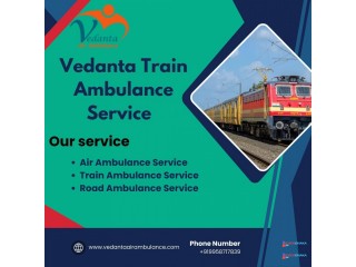 Choose a risk-free Vedanta Train Ambulance with the most modern ICU setup in Pune