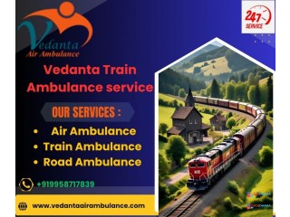 Vedanta provides stable operations and genuine transportation in Kolkata with its train ambulance