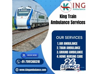 Book the Most Reliable King Train Ambulance Service in Delhi