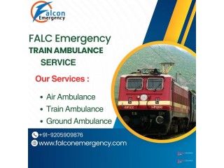 Pick the Falc Emergency Train Ambulance Service in Guwahati for a reliable Patient Transfer