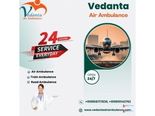 Vedanta Air Ambulance Service in Varanasi for Secure Patient Transfer at Low Cost