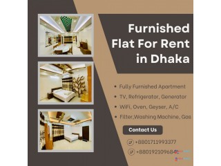 Furnished Two Bedroom Flats for Rent In Baridhara.