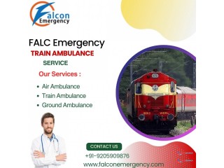 Choose the Falc Emergency Train Ambulance Service in Mumbai that has qualified medical assistants