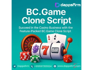 Fast-Track Your Casino Venture with BC.Game Clone Script and White Label Solutions