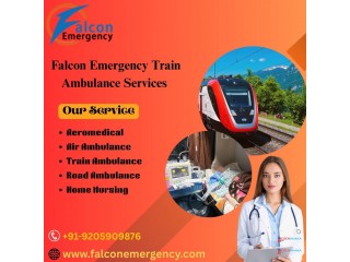 Book Falc Emergency Train Ambulance in Patna for Comprehensive Medical Transportation