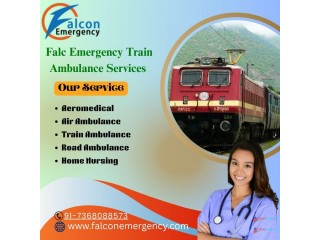 The Falc Emergency Train Ambulance in Kolkata offers high-quality equipment dedicated to patient health