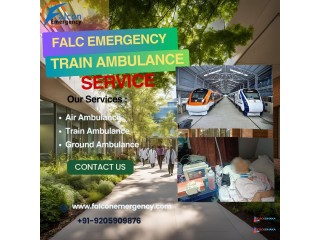Book Falc Emergency Train Ambulance in Kolkata for low-charge Patient Transit
