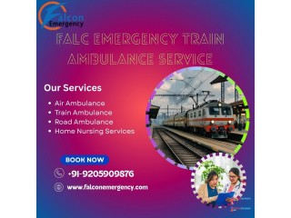 Falc Emergency Train Ambulance in Hyderabad offer Carried Transit