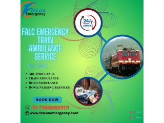 Select the Falc Emergency Train Ambulance in Delhi for good treatment of the patient