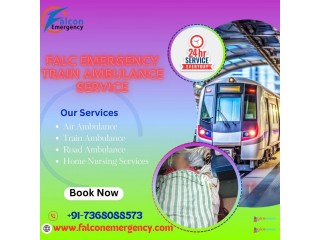 Falc Emergency Train Ambulance Service in Mumbai – quick, Safe, and Efficient Patient Transfers