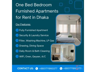 1 Room Furnished Studio Apartment for Rent in Bashundhara R/A Short-Term Stay.