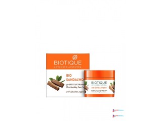 Biotique Bio Sandalwood Ultra Soothing UVA\u002FUVB Sunscreen 50+ SPF 50g