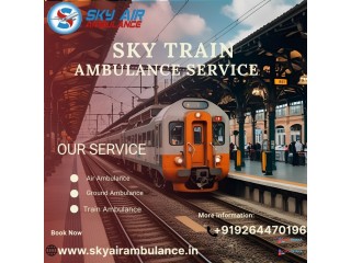In Guwahati, Sky uses its train ambulance to handle family travel emergencies independently