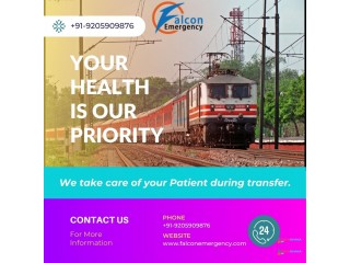 Falc Emergency Train Ambulance in Delhi provides Professed Perform Till Permeation