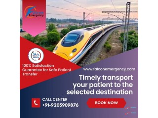 Select A Falc Emergency Train Ambulance in Kolkata for Special Patient Care