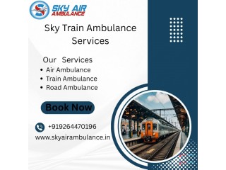 Use Sky Train Ambulance Services in Siliguri that has world-class medical facilities at low charges