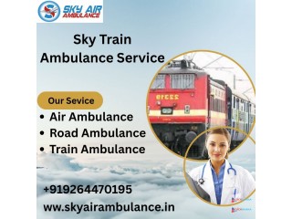 Choose sky Train Ambulance Services in bokaro for patient care