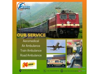 Falc Emergency Train Ambulance in Guwahati helps people with special requirements to get timely help with their rail