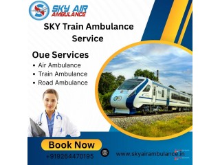 Take the Sky Train Ambulance Services in Indore to transfer your critical patient immediately