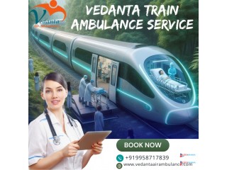 In Kolkata, Vedanta Train Ambulance offers all the required medical services