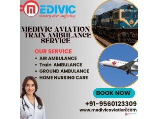 Always Choose Medivic Aviation Train Ambulance in Ranchi for the Safety of Patients