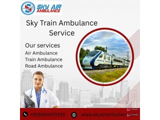 Use Sky Train Ambulance Services to shift your critical patient in Siliguri with high tech medical setup