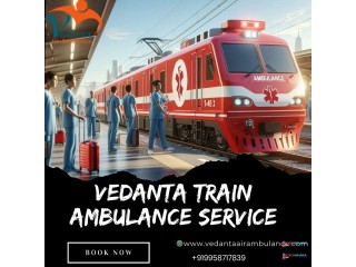 Vedanta Train Ambulance in Bangalore is the Greatest for Long-Distance Medical Care