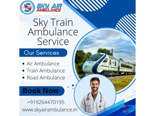 Choose Sky Train Ambulance service in Varanasi for risk-free medical transportation