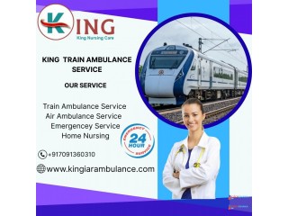 King Train Ambulance Service in Siiguri Plrovides the Best Arrangement for Patient Transfer