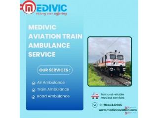 Utilise Medivic Aviation Train Ambulance in Ranchi for Long-Distance Medical Transfer