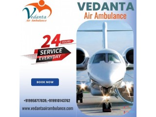 Vedanta Air Ambulance Service in Bhubaneswar with First-class Medical Service