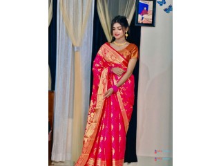Soft silk katan sharee