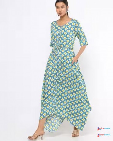 geometric-print-maxi-a-line-dress-with-insert-pockets-big-0