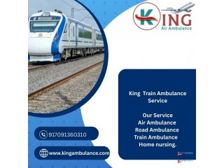 King Crew Checks Documentation during Transit in Allahabad in its Train Ambulance