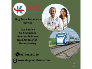 King ensures that all facilities are available for patients in Train Ambulance Kolkata