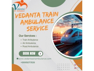 Book Vedanta Train Ambulance services now without any hassle to take care of patients in Varanasi