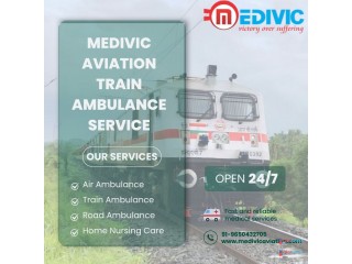 Medivic Aviation Train Ambulance in Kolkata Offers the Quickest Transfer Service Available